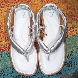 27 edit Silver Women's Sandals